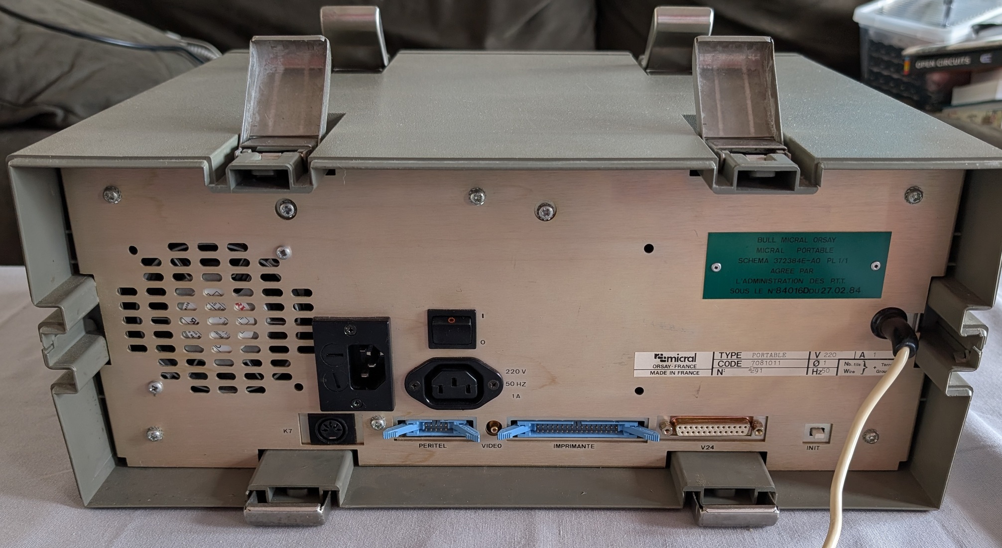 Micral P2 back